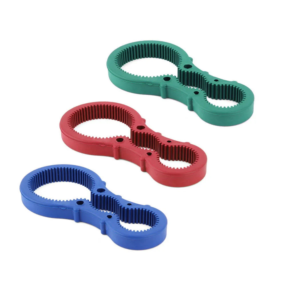Creative Jar Opener Multi Purpose Jar Lids Bottle Cap Grip Rubber Opener Tool for Soda Bottles Condiments Canned Goods Bar Tools Oasis Select