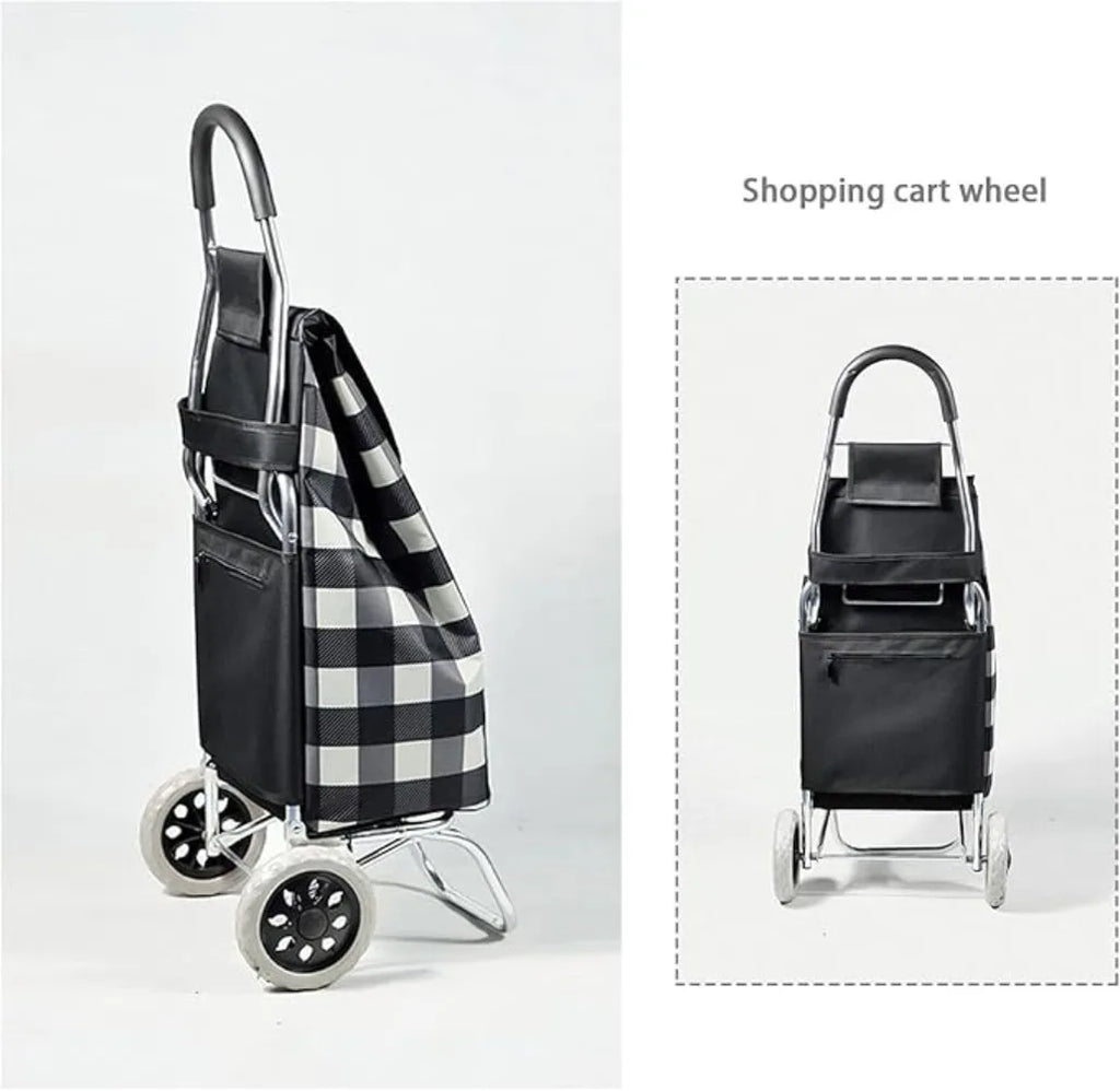 2Pcs 6.5 Inch Shopping Cart Wheels Trolley Caster Replacement Rubber Foaming Anti Slip Tire Wheel Flexible Luggage Accessories Oasis Select