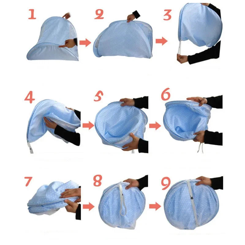 0-3Years Portable Foldable Baby Netting Polyes Newborn Sleep Bed Travel Baby Mosquito Nets Travel Bed Netting Play Tent Children Oasis Select