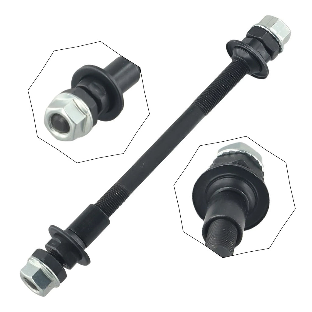 Solid Hub Axle Spindle Shaft Metal Adapter Mountain Bike Cycling Parts Mountain Bike Accessories Part Front Rear 150mm 180mm Oasis Select