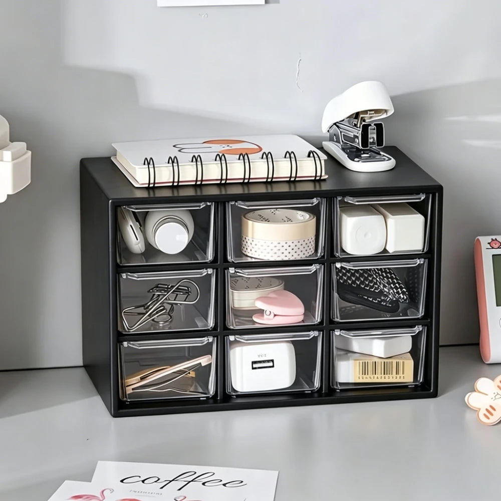 1pc Dustproof Multi-Grid Desktop Drawer Organizer, Portable Storage Box for Jewelry Cosmetics,Desk Drawer Tray,Drawer Divider Oasis Select