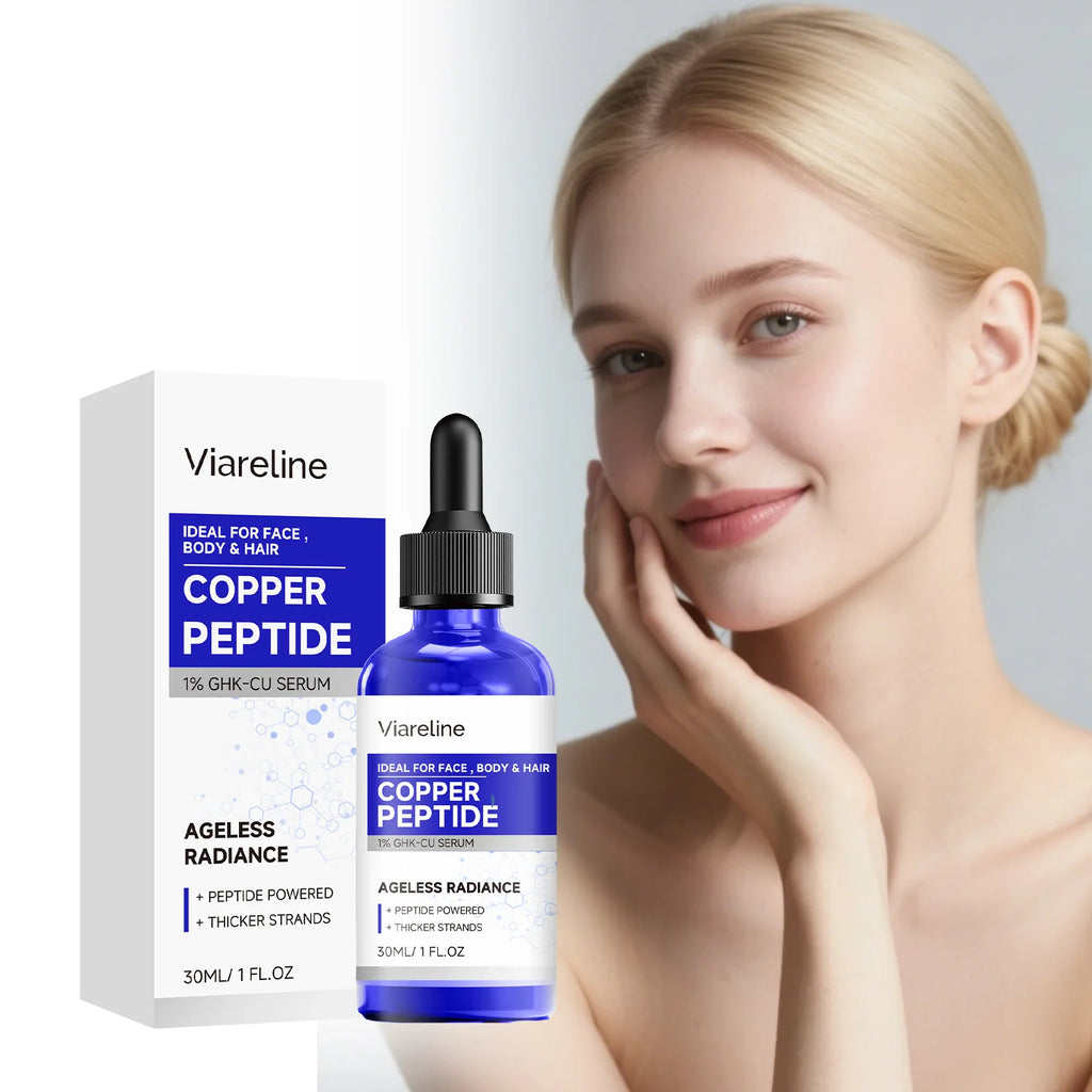 Copper Peptide Essence Hydrating Brightening Essence for Face Body Multi Moisturizing Brightening Soothing Face Skincare Essence Oasis Select