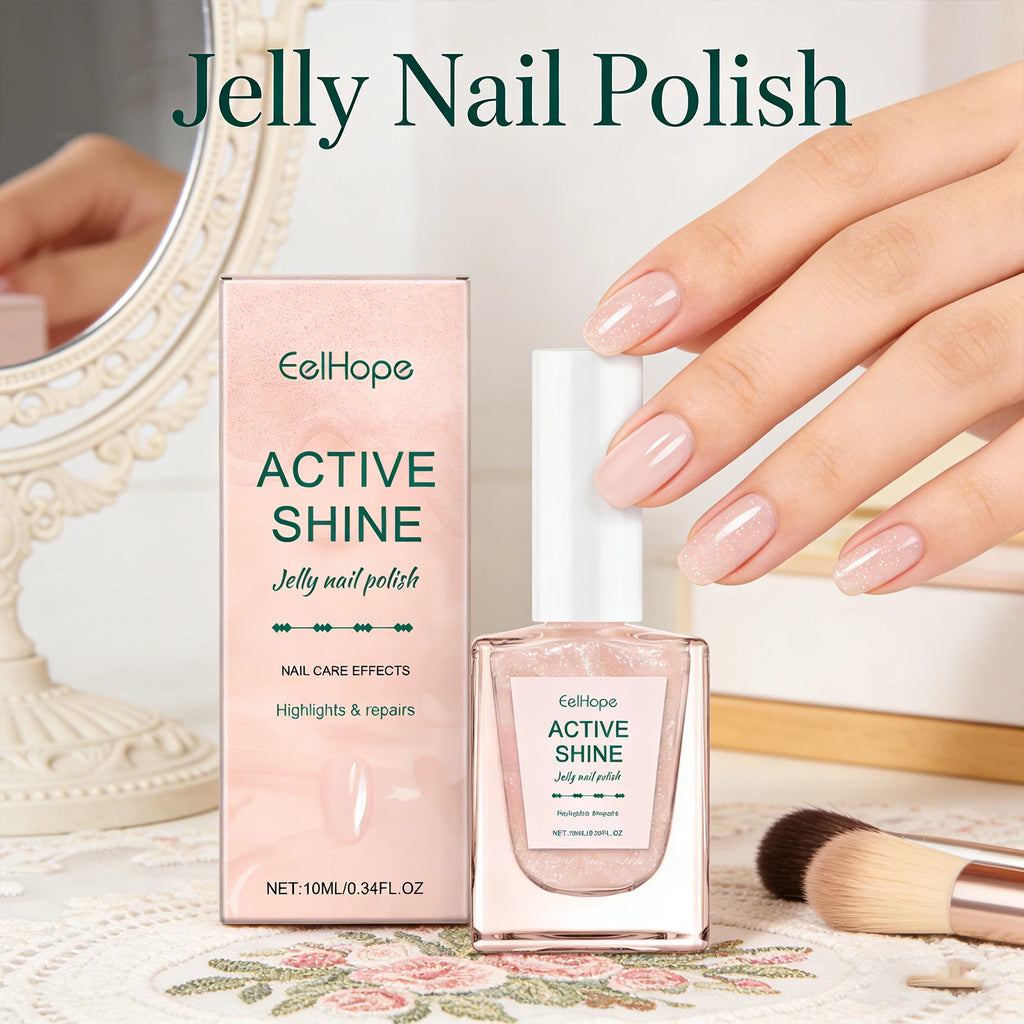 Jelly Gel Nail Polish Translucent Sheer Long Lasting Soak Off UV LED Nail Varnish For Salon Home DIY Nail Art Manicure 10ml Oasis Select