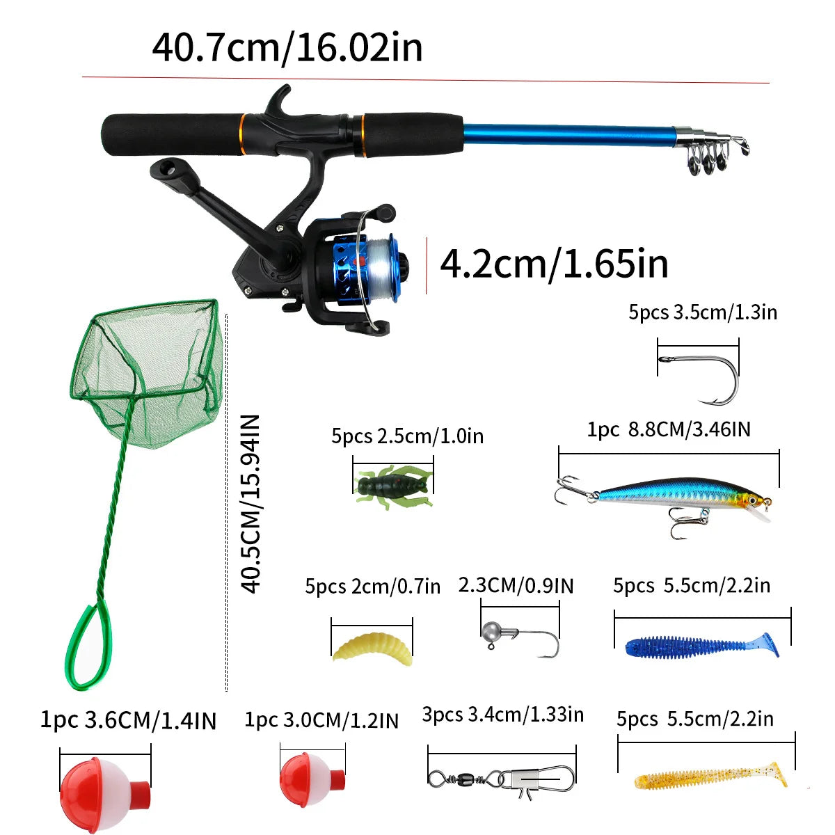 Fishing rod full routine, sub rod set, long-range sea fishing, gun handle, rod wheel, soft bait, fishing hook, line fishing gear Oasis Select