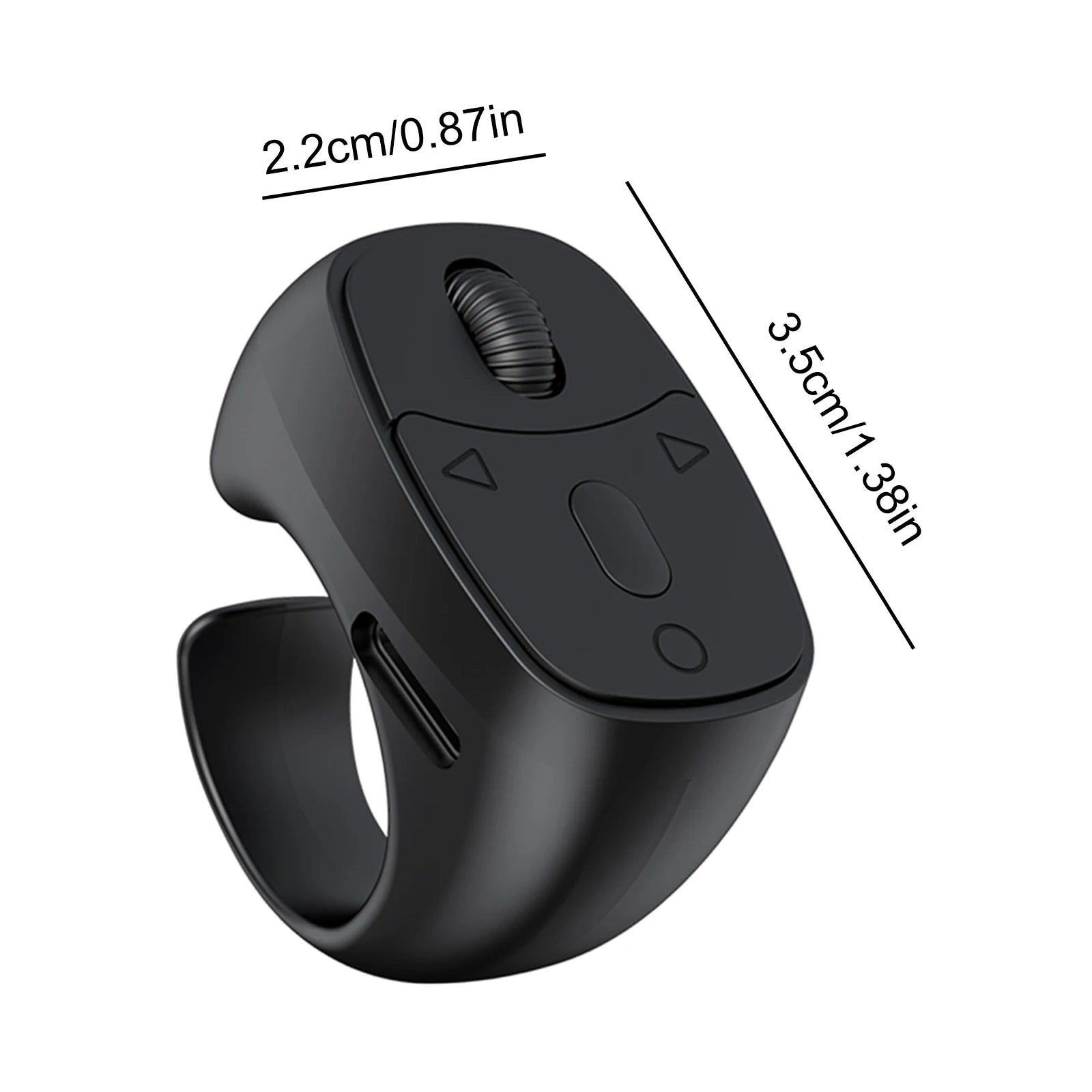 Bluetooth 5.3 Finger Ring Remote – Page Turner & Selfie Wireless Ring Remote Oasis Select