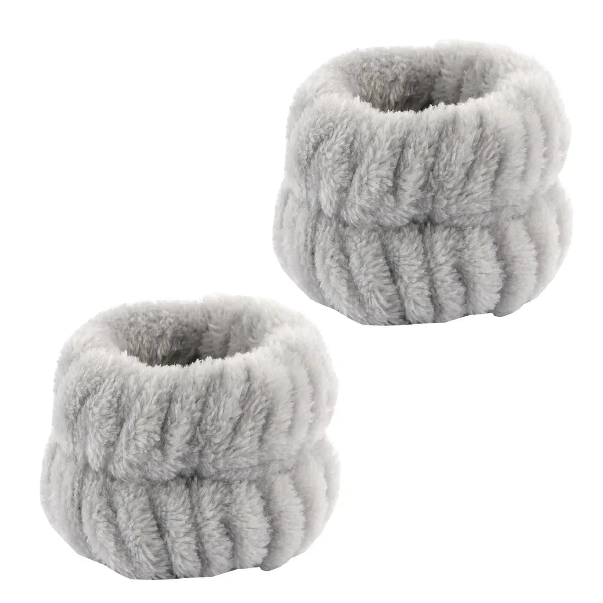 1/2/3PCS Face Wash Wristbands Headband Makeup Hair Care Headband Wash Headband For Washing Your Face Hair Bands For Women Oasis Select Gray 2Pcs
