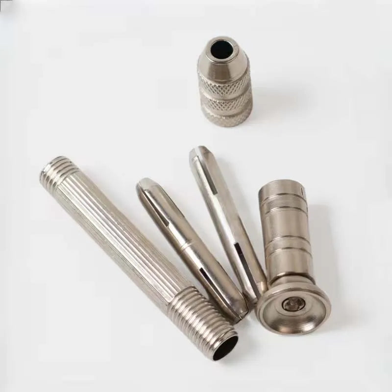 11pcs Micro Hand Drill Kit - 0.8-3.2mm Rotary Tool for Wood/Rubber/Model Drilling, Watch Repair Hand Tools Oasis Select