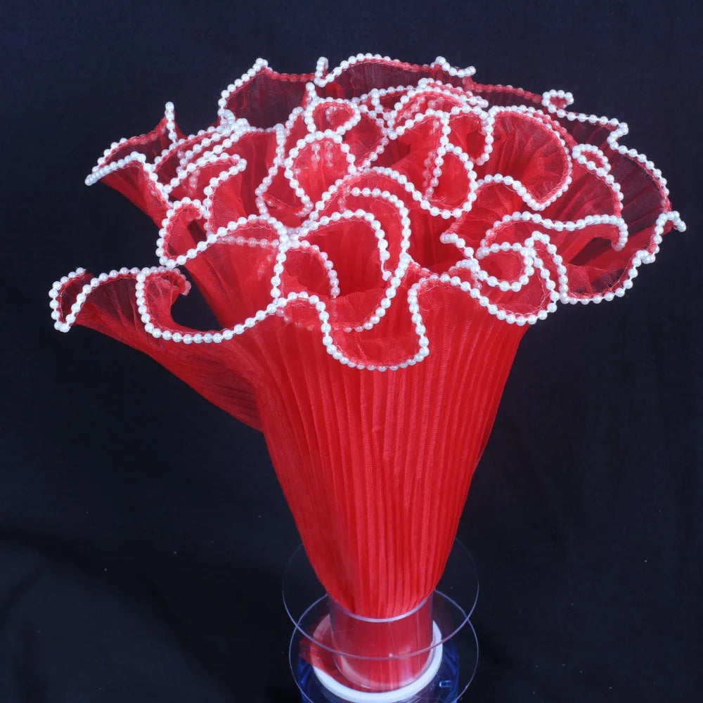 Pearl Lace Wave Mesh Flower Wrapping Roll | Bouquet Gift Wrap