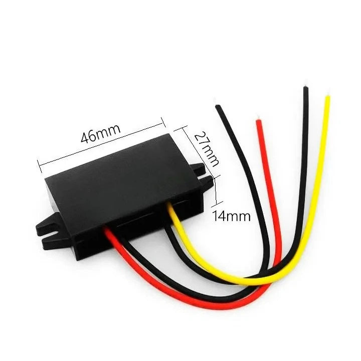 Waterproof Step-down Converter 12 24V 36V 48V 60V 72V 80V 85V to 12V 1A 2A 3A 5A Volt Regulator DC to DC Mini Buck Converter Oasis Select 1A 15-85V 12V