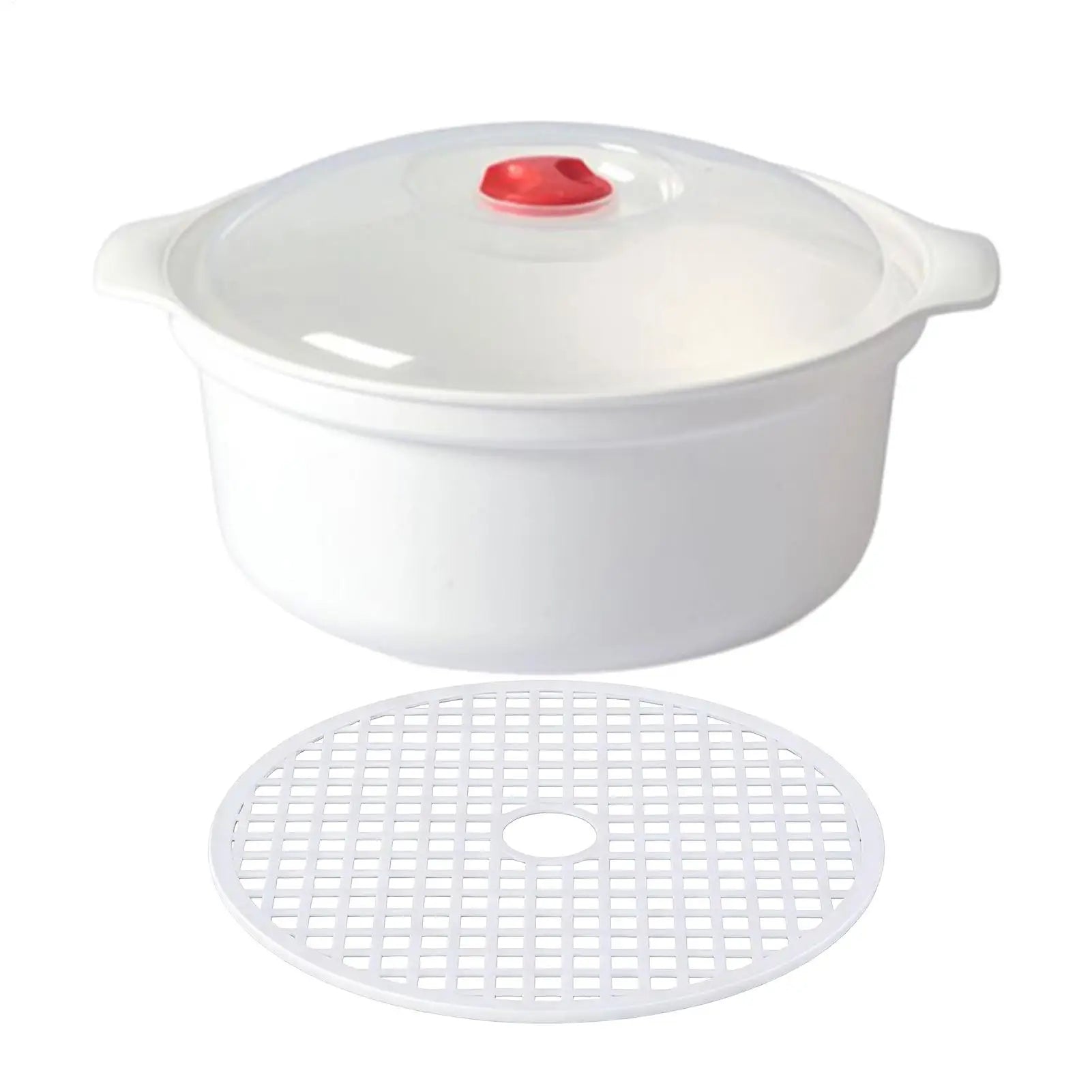 Microwave Oven Special Box Heated Soup Pot Rice Steamed Hot Steamed Buns With Lid Steamer Food Grade Kitchen Gadgets Tool Oasis Select