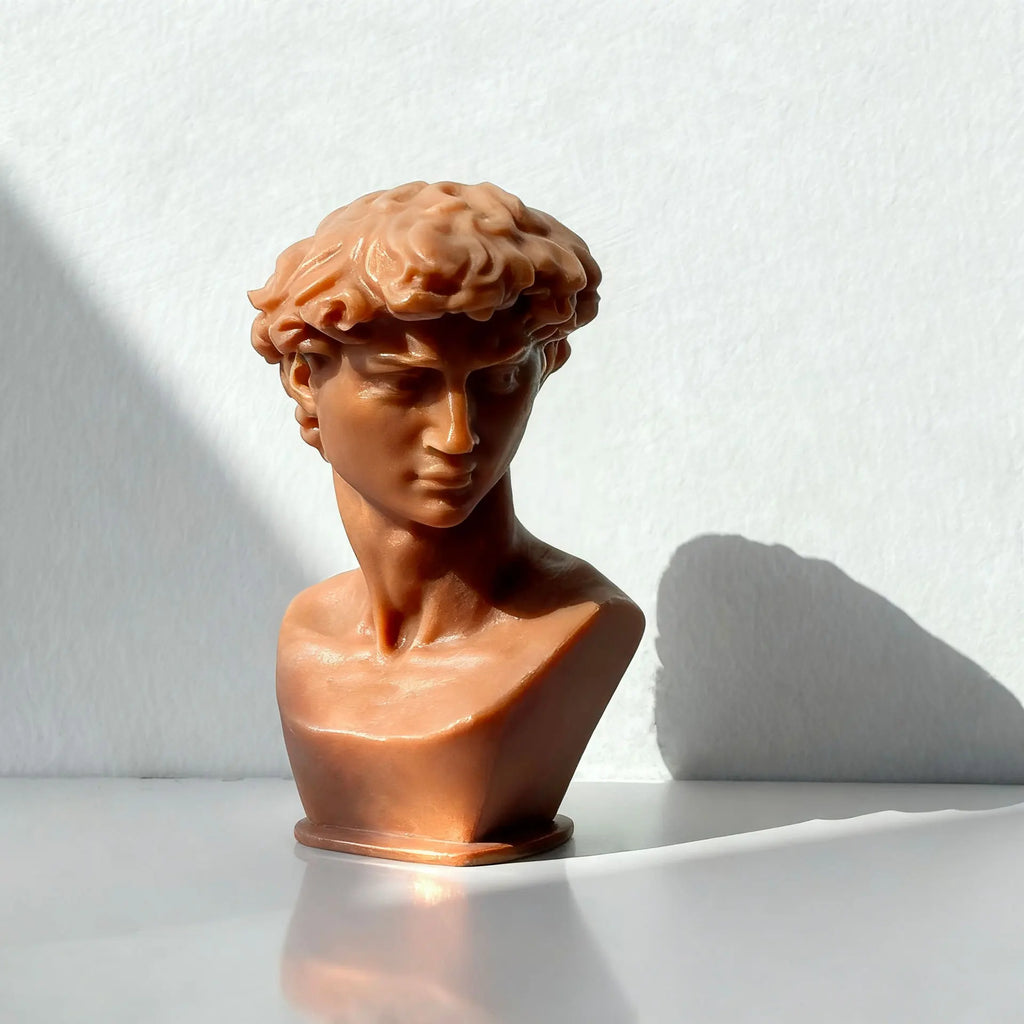 David Shape Silicone Scented Candle Mold DIY 3D Portrait Resin Mould Human Body Gypsum Making Tool Craft Gifts Home Decor Oasis Select
