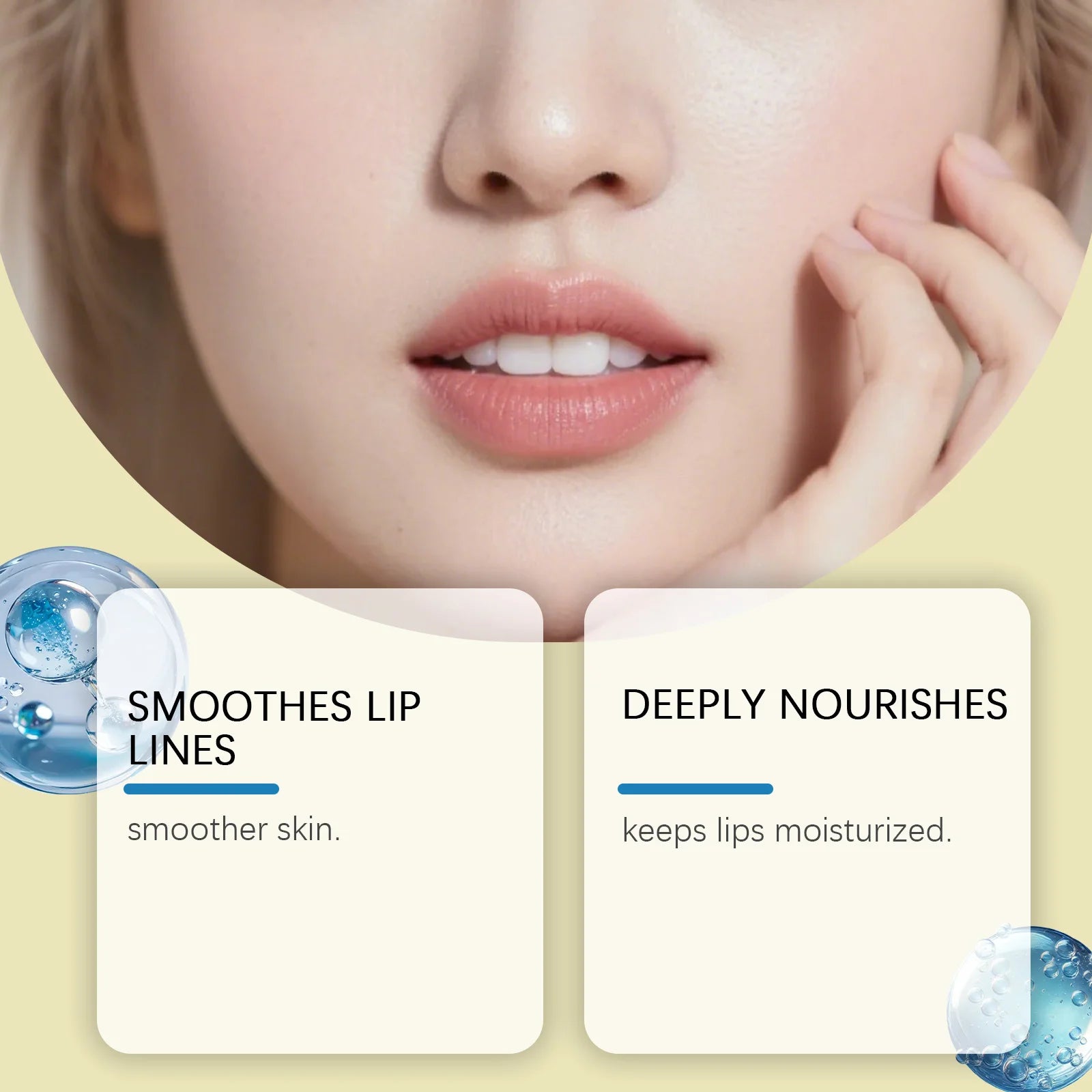 Hyaluronic Acid Nourishing Lip Mask Improve Fine Lines Reduce Dead Skin Long-Lasting Hydration Gentlees Dudu Lip Care Patches Oasis Select