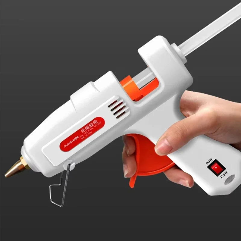 100W Hot Melt Glue Gun DIY Mini Household Industrial Guns Electric Repair Tool Use 11mm Glue Ships randomly by style Oasis Select