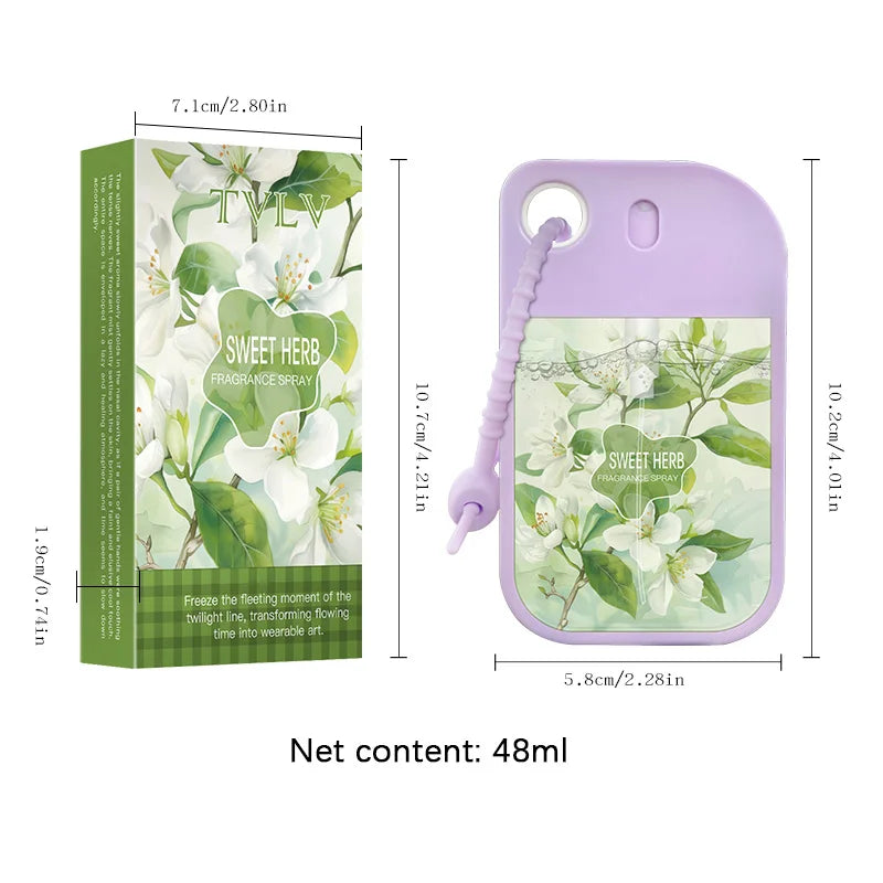 Floral Fruity Fragrance Spray – Alcohol-Free Unisex Perfume 48ml Body Fragrance Spray Oasis Select