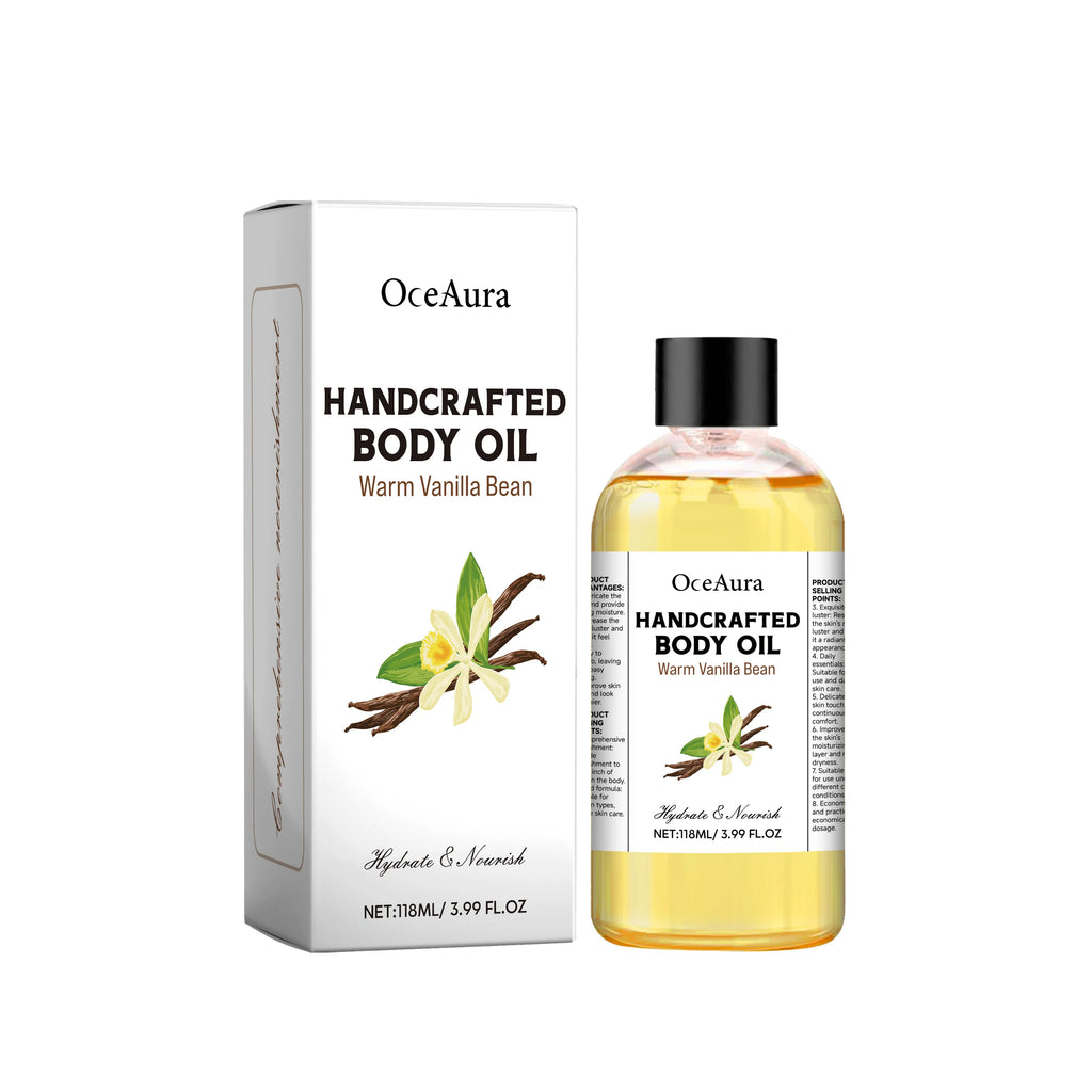 OceAura Body Juice Oil – Moisturizing & Brightening Body Oil Body Moisturizing Oil Oasis Select Warm Vanilla Bean