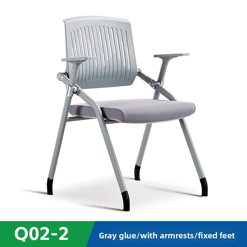Foldable training table and chair integrated staff mesh conference chair training chair with writing tablet Oasis Select 3