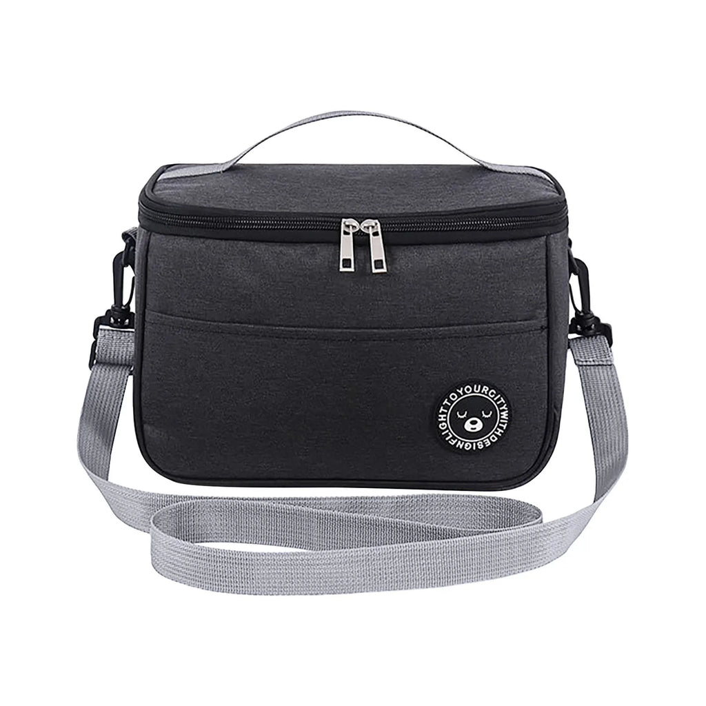 Portable Picnic Bag Thermal Insulated Lunch Box Tote Cooler Handbag Waterproof Backpack Bento Pouch School Food Storage Bags Oasis Select DS
