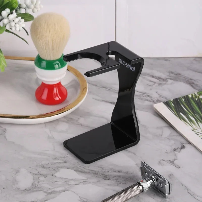 YAQI Simple Solid Color Razor Holder High Quality Black White Shaving Brush Accessory For Men Oasis Select