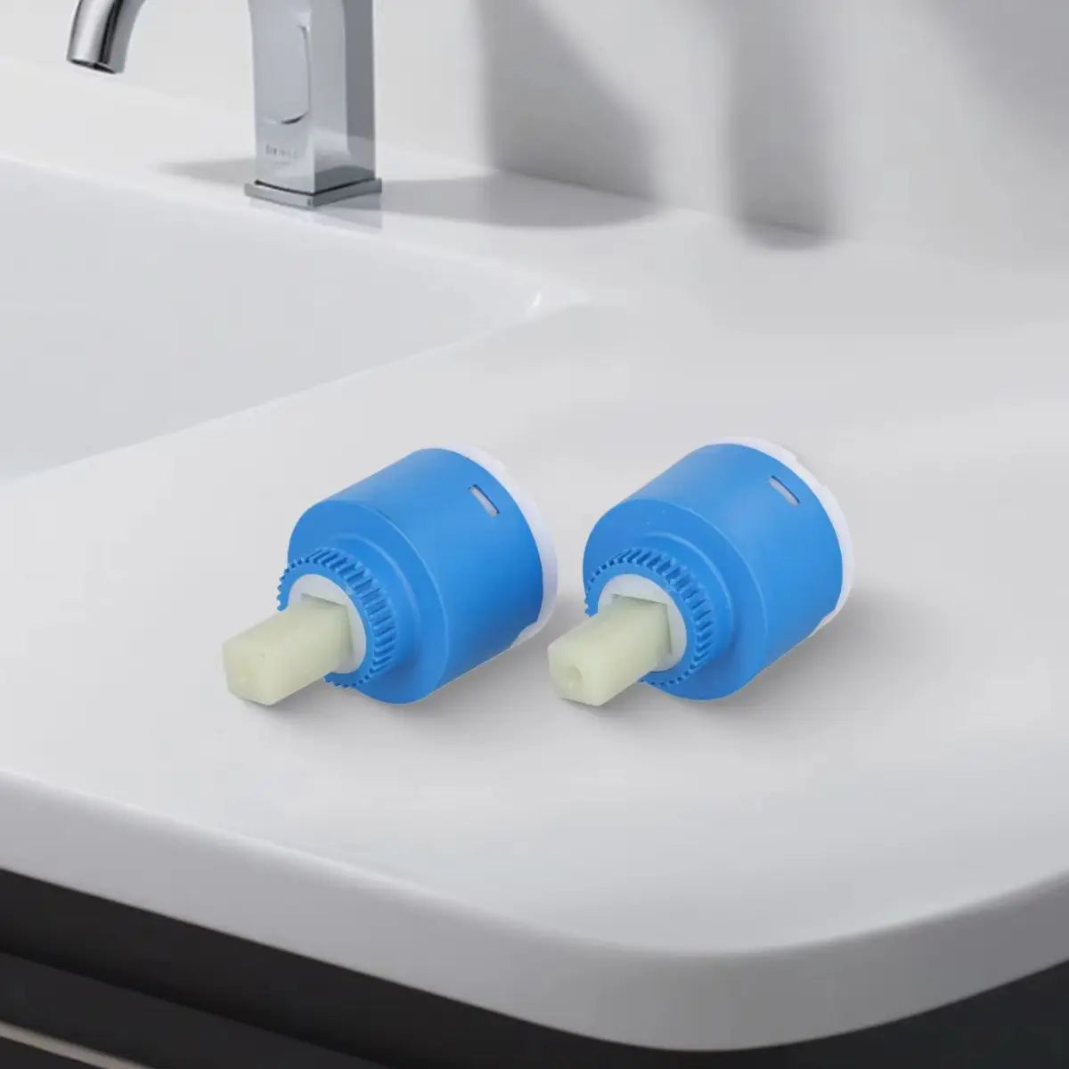 Ceramic Tap Disc Cartridge Most Showers Shower Valves Baths Bidets For Sinks 2pc 45 ° Ceramic Plastic Practical