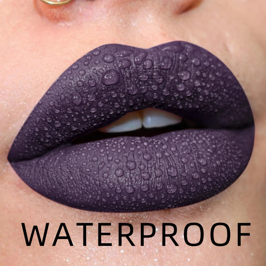 MCD 19-Color Matte Liquid Lipstick – Waterproof Long-Lasting