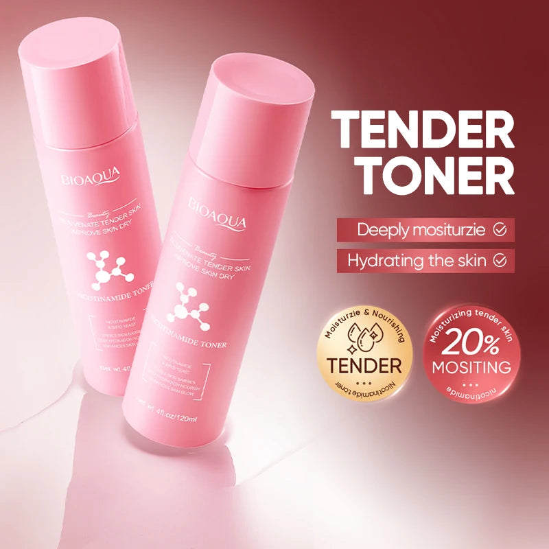BIOAOUA Niacinamide Face Toner – Hydrating & Brightening 120ml