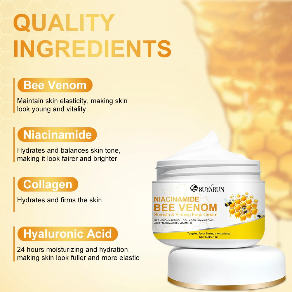 SUYARUN Niacinamide & Bee Venom Face Cream – Brightening Moisturizer Brightening Face Cream Oasis Select