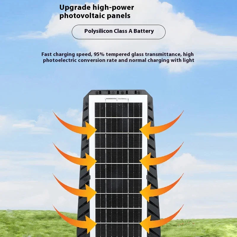 Integrated Remote Control Courtyard Wall Light Outdoor Waterproof Solar Light - Human Body Sensing Street Light Oasis Select
