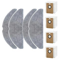 8Pcs Dust Bag And Mop Cloth Kit Replacement Parts For Lubluelu B40 B40 Plus Robot Vacuum Cleaner Accessories Oasis Select 1 set