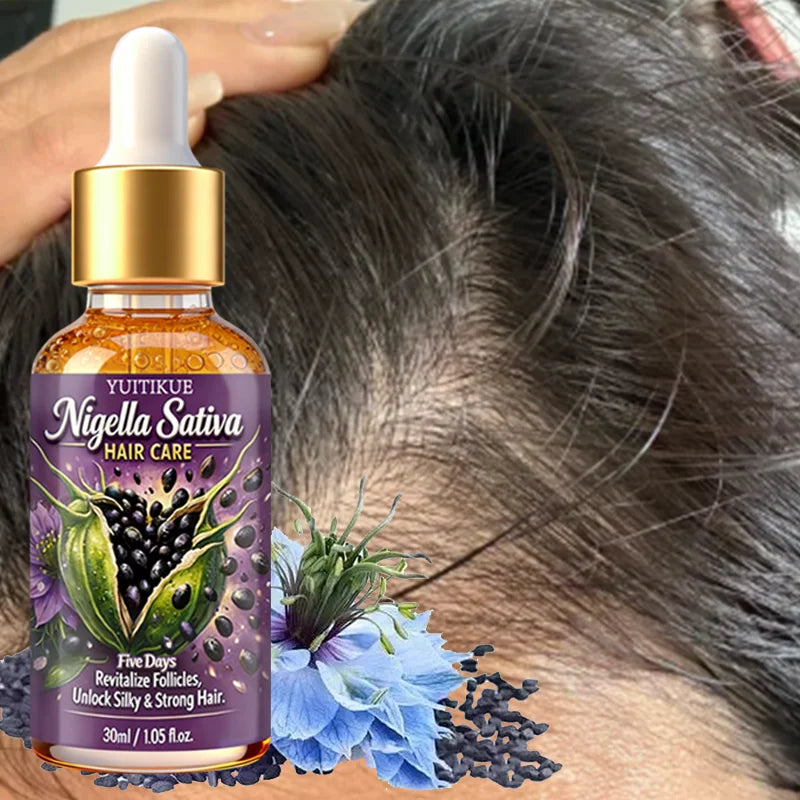 YUITIKUE Nigella Sativa Hair Oil – Nourish Scalp & Strengthen