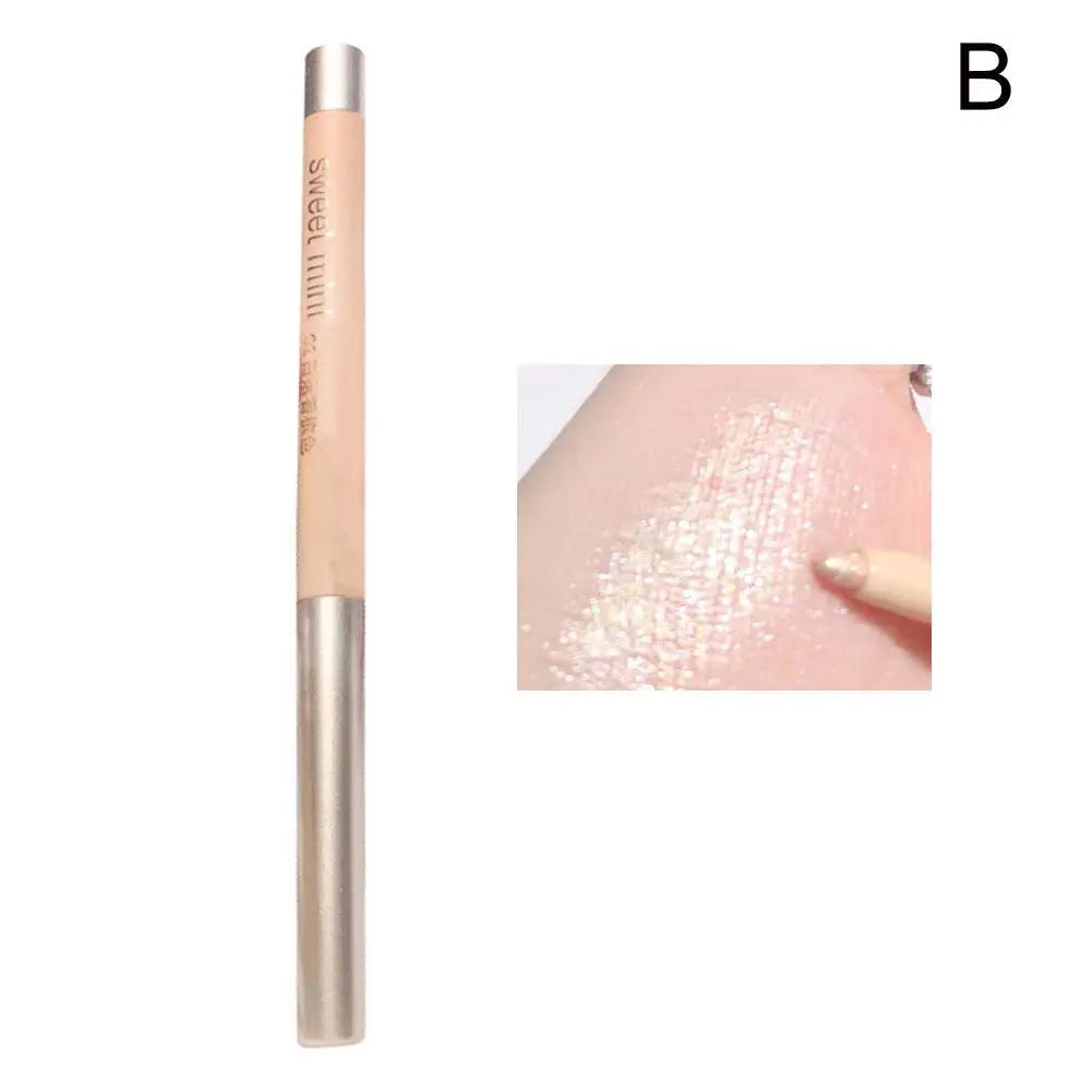Sweet Mint Lying Silkworm Pencil Glitter Eyeshadow Pen Natural Long-Lasting Waterproof Shiny Eyeliner Outline Pen Stick Makeup Oasis Select Galaxy Aurora