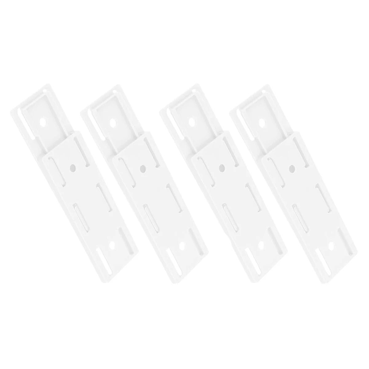 2/4 PCS Power Strip Holder No Drill – Under Desk Mount for Surge Protectors, Wall Cable Organizer for Home Office Kitchen Gaming Oasis Select 4Sets