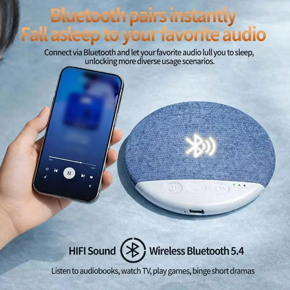 Mini Sleeping Bluetooth Speaker Under-pillow Personal Audio Wireless MP3 Music Player Ultra Thin Speaker Long Battery Life Oasis Select