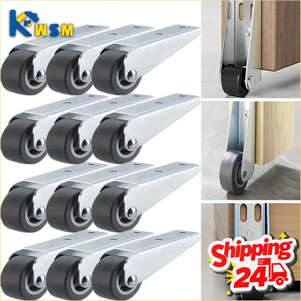 1-30PCS Heavy Duty Directional Pulley for Sliding Door Vertical Side Mount Track Support Anti Sag Wheel for Furniture Home Use Oasis Select