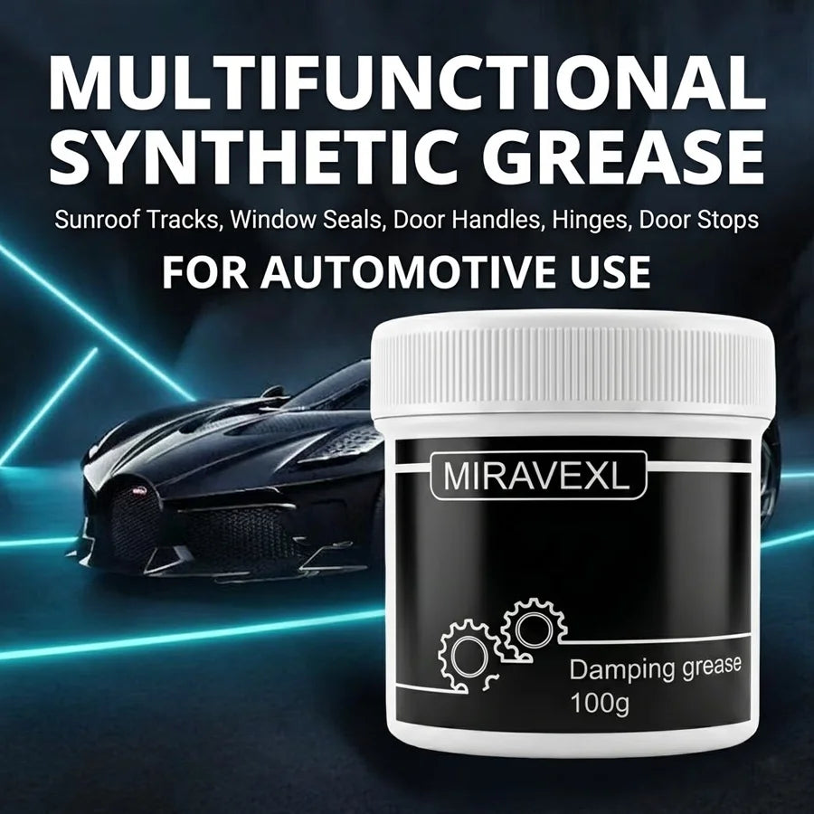 Car Interior Noise Canceller Damping Grease Universal Lubricant for Sunroof Track Door Handle Dashboard Gear Plastic Lubricating Oasis Select