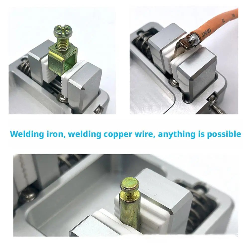 High-Temp Soldering Wire Clamp – Ceramic & 6061 Aluminum