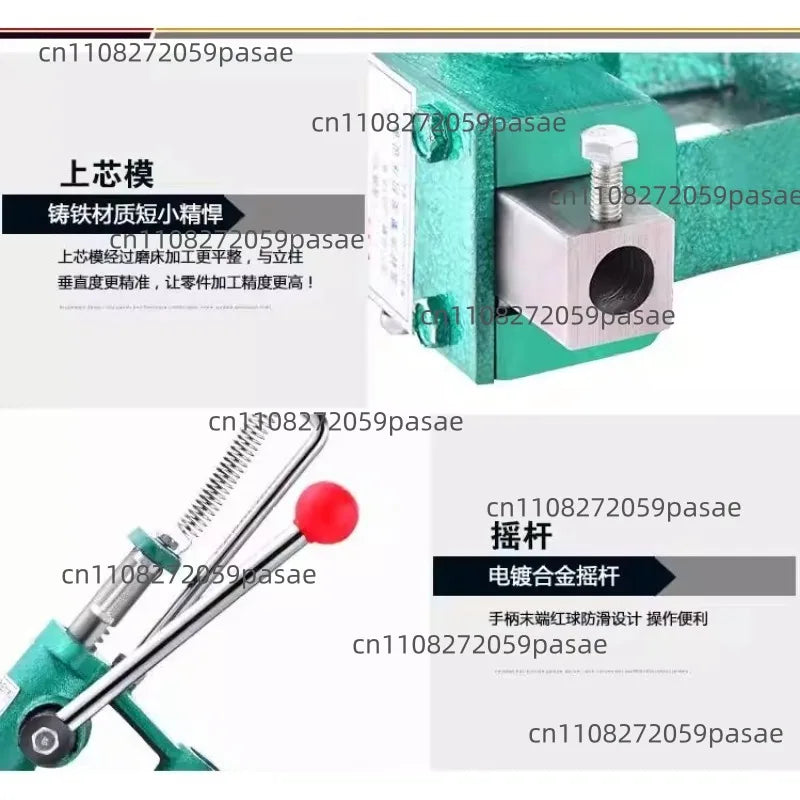 JM-16 Desktop Hand Press Machine – Round & Square Punch