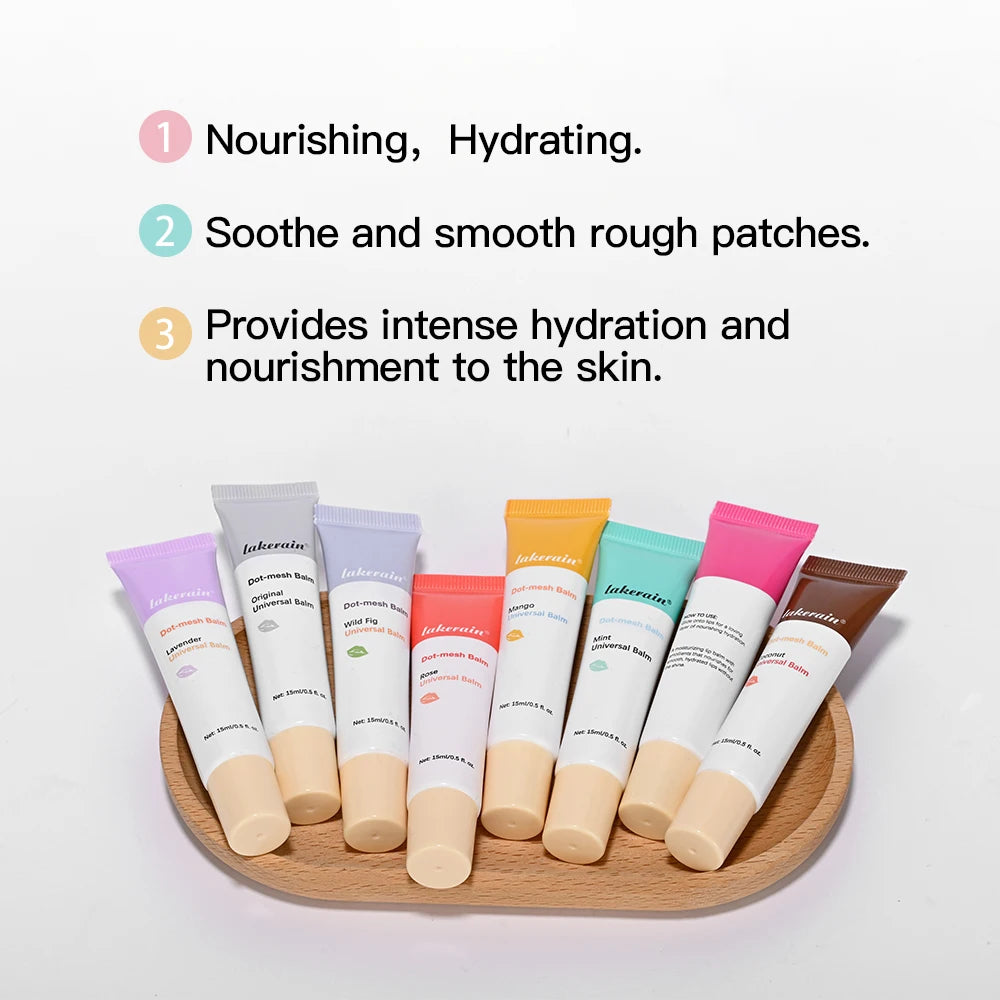 Moisturizing Lip Balm Deep Hydration for Cracked Lips Nourishment Natural Lip Repair Treatment Lip Care Coconut Strawberry Oasis Select