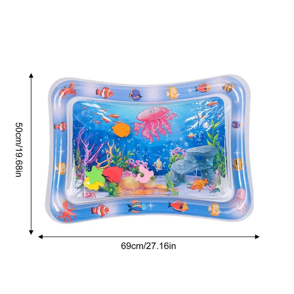 Sensory Water Play Mat For Cats Thickened Water Sensory Pad For KidsInteractive Play Inflatable Water Mat For Cat And Dog Water Oasis Select 09