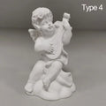 Mini Cupid Figurines Plaster Sculpture Greek Mythology Statue Nordic Style Angel Gypsum Portraits Desktop Ornament Oasis Select Type 4