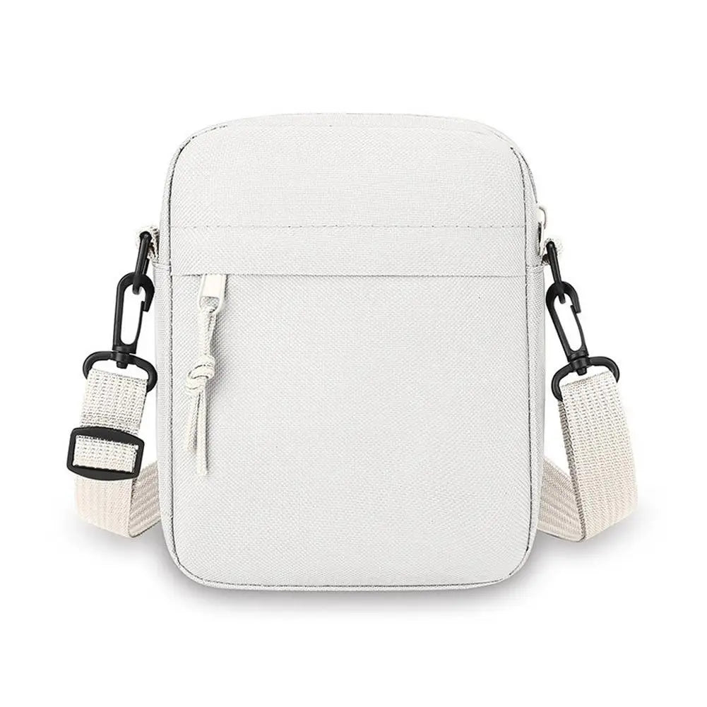 Men's Nylon Crossbody Bag – Minimalist Travel Messenger Bag