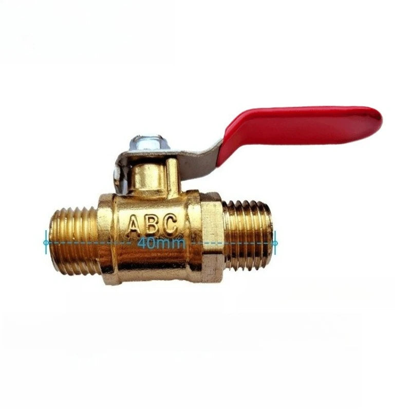 Copper 1/4 "agricultural Ball Valve DN8 Electric Spray Plunger Pump Pesticide Applicator Pump Head High-pressure Handle Switch Oasis Select
