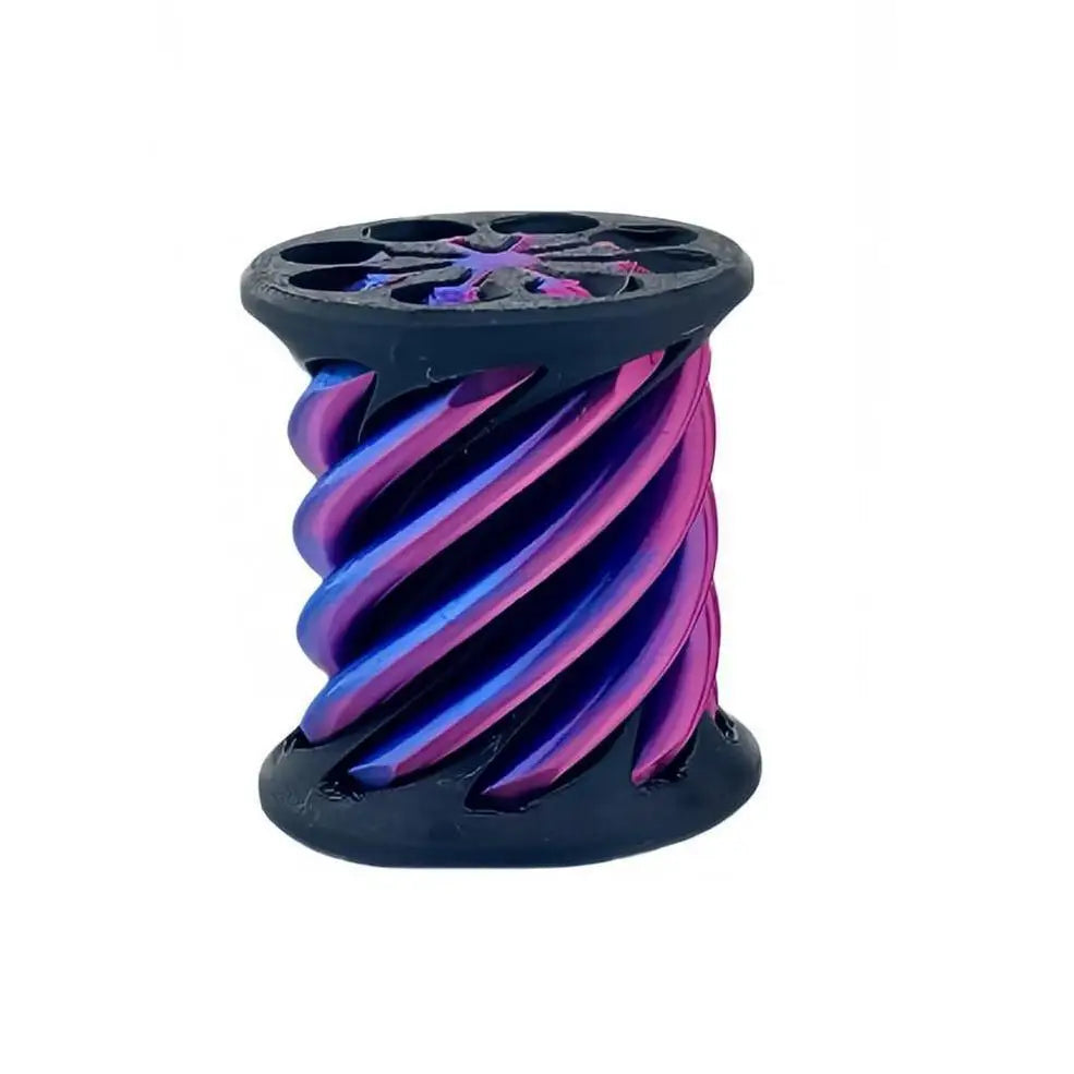 3D Printing Decompression Spinning Toy Through Pyramid Spiral Cone