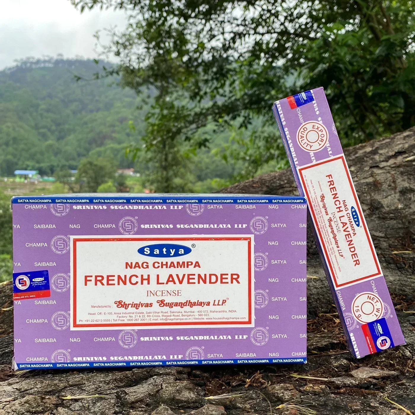 6/12boxes Satya White Sage Incense Sticks Home Fragrance NAGCHAMPA Sticks OUDH PALO SANTO Mix Incense YOGIC MEDITATION Aroma Oasis Select FRENCH LAVENDER 6 small boxex
