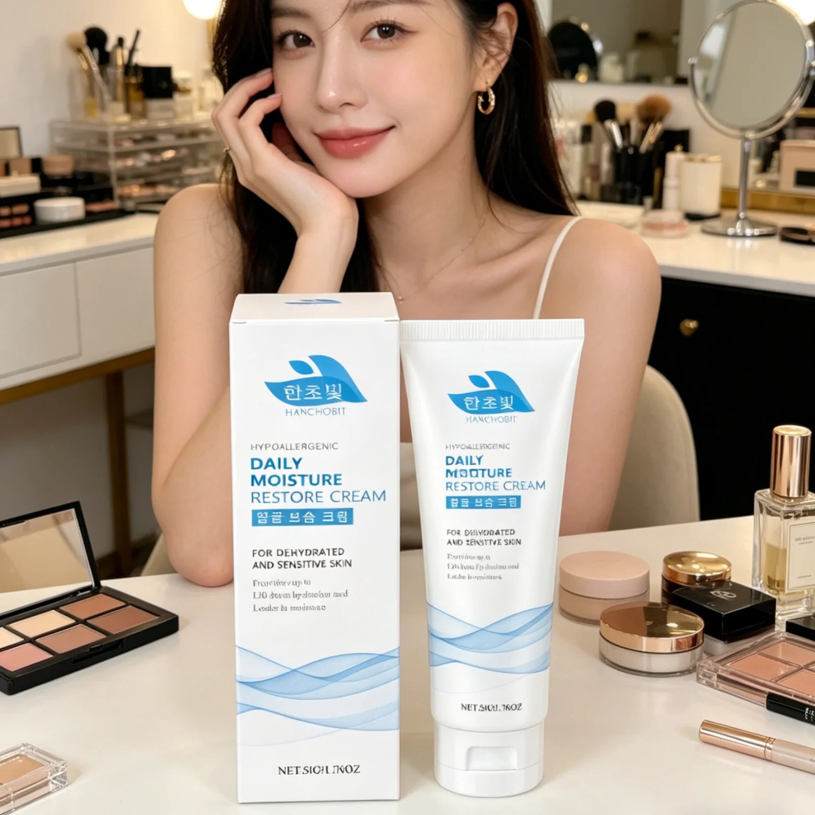 Hanchobit Daily Moisture Restore Cream – Barrier Repair 50g Hydrating Face Cream Oasis Select