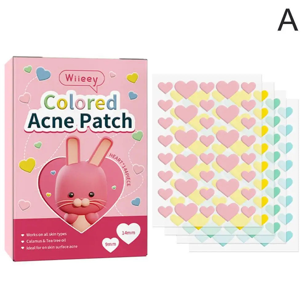 Cute Bunny Acne Pimple Patches – 144pc Invisible Spot Cover Acne Pimple Patches Oasis Select A