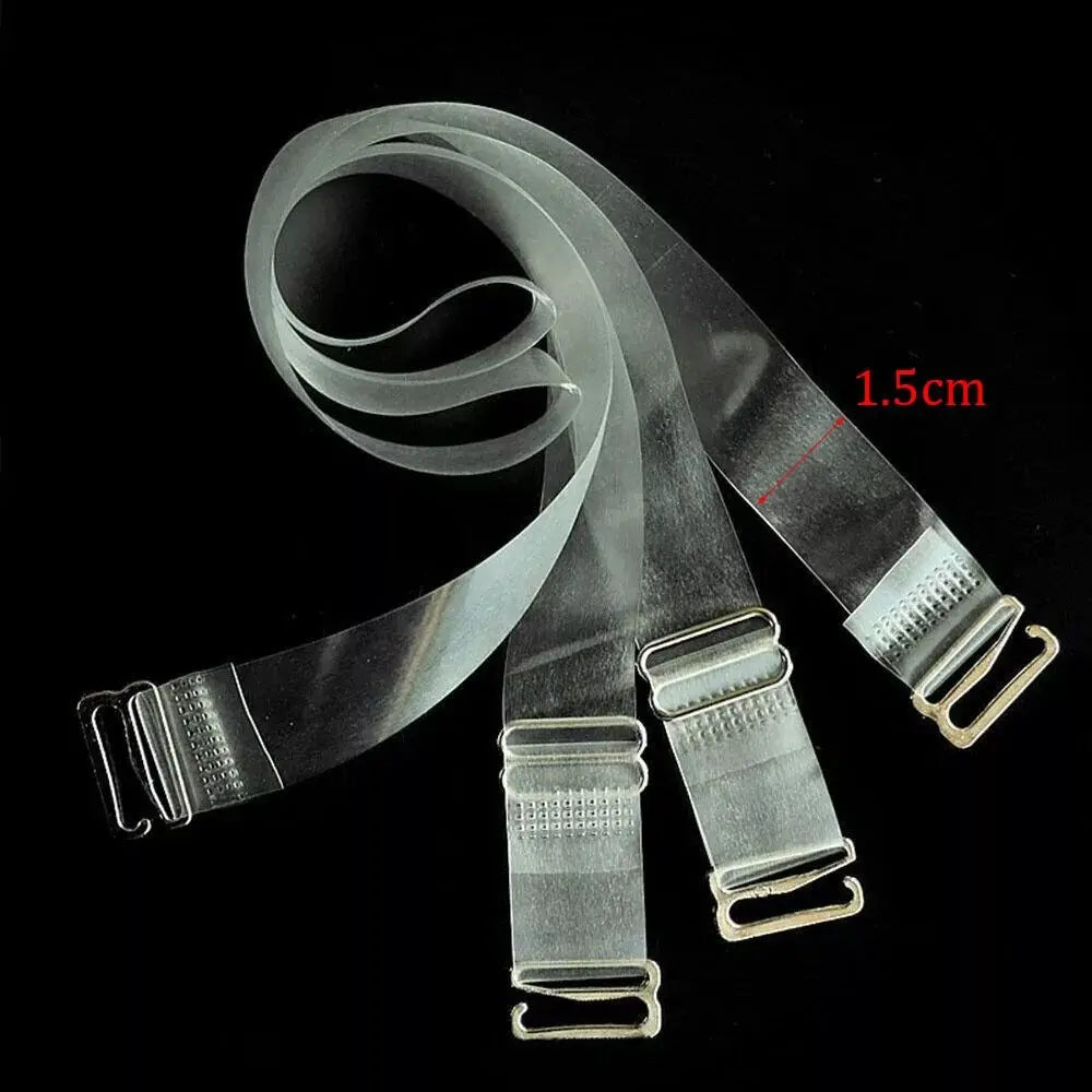 High-quality Transparent Bra Straps Invisible Anti Slip Underwear Strap Adjustable Detachable Shoulder Strap Oasis Select 1.5cm