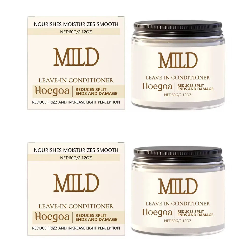 Hydrating Leave-in Hair Cream Nourish Frizzy Lasting Softness Oasis Select 60g x2 boxed