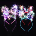 LED Christmas Feather Glow Headband – Kids Party Costume