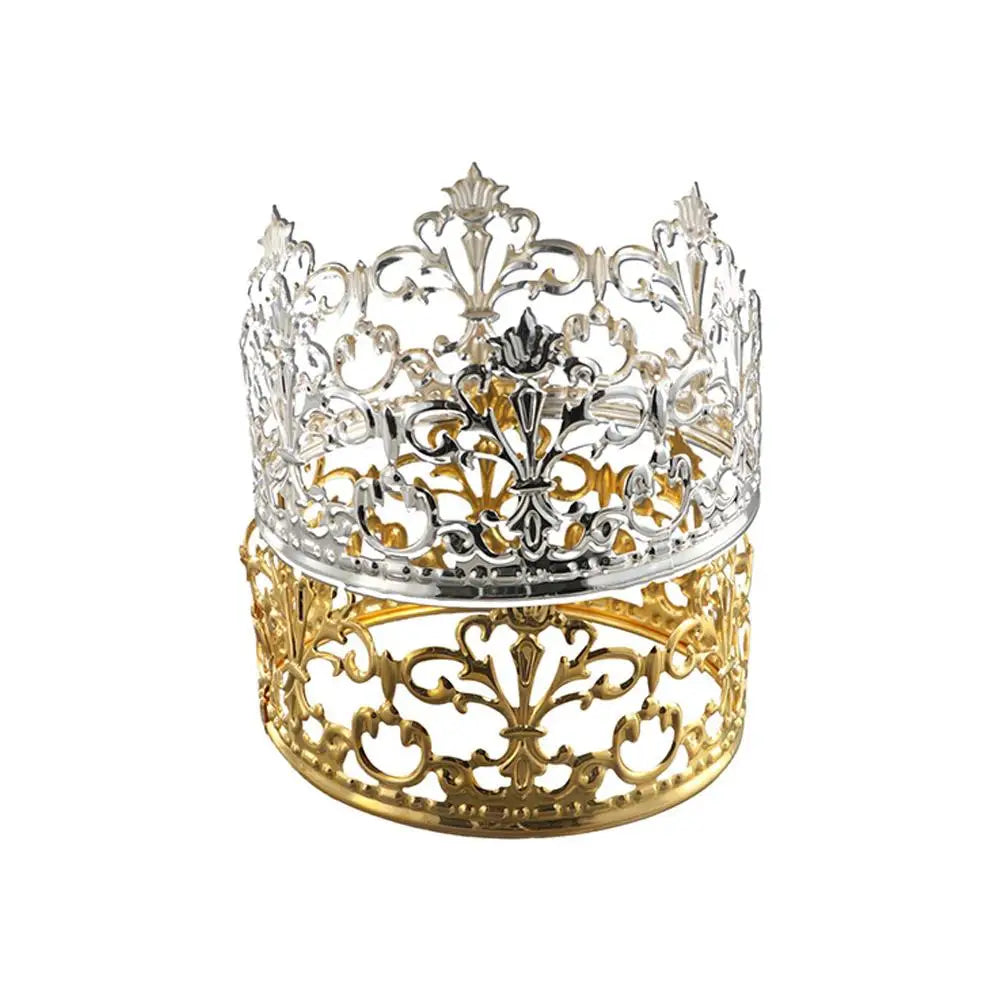 Boys White Wedding Party Bridal Accessories For Children Jewelry Crowns Baby Crown Cake Topper Hair Crowns Party Crowns Oasis Select