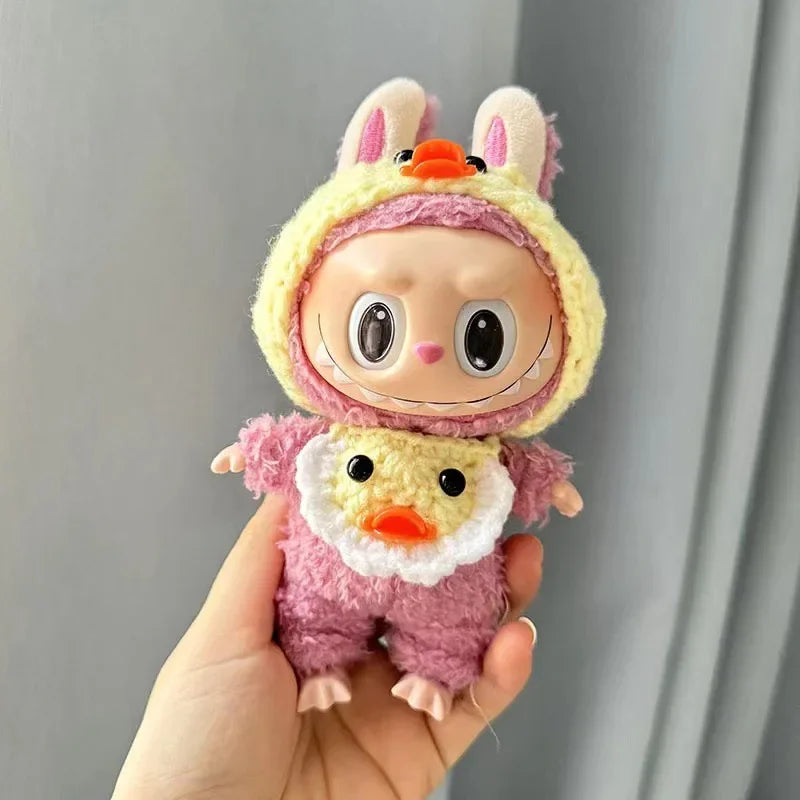 Mini Plush Doll'S Clothes Outfit Accessories For Korea Kpop Exo Labubu V1 V2 Idol Dolls Pit strip climbing suit Clothing Gift Oasis Select STYLE 9 no doll